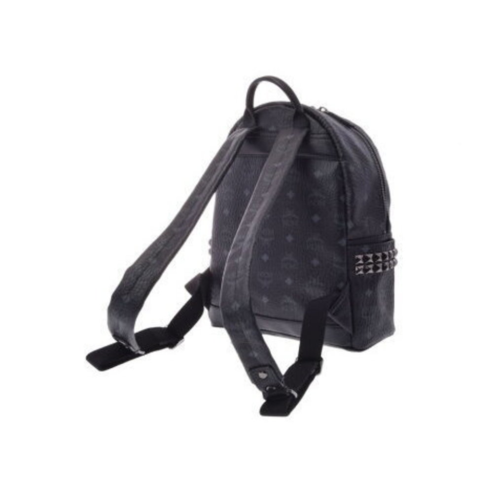 Mcm Backpack Rucksack Backpack Black Studded - image 2